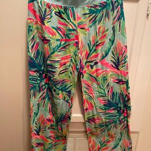 LILLY PULITZER PANTS, sz LARGE - THE SEASIDE PANT